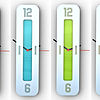 VERTICAL Clock - Sonic Design